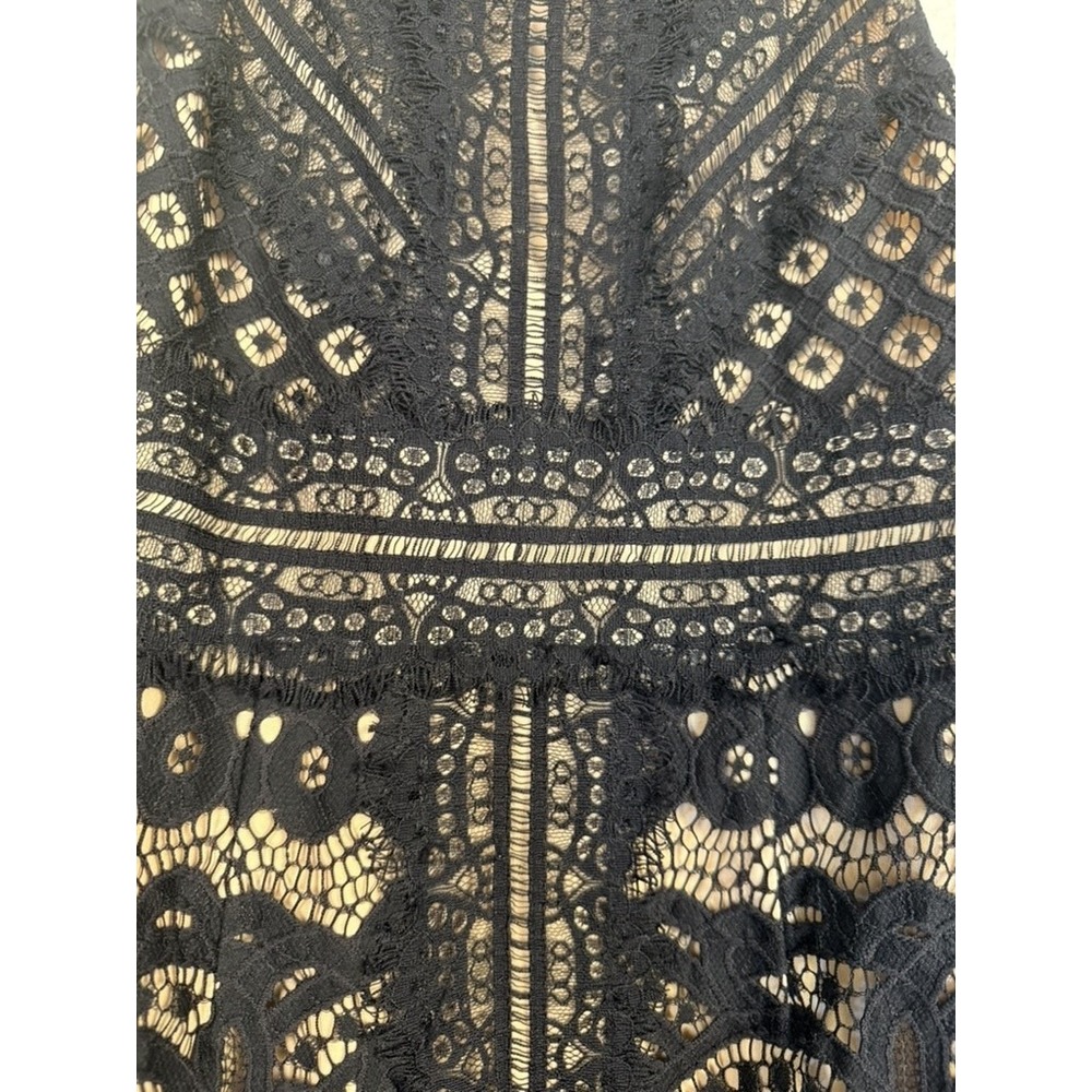 Lace Sheath Sleeveless Midi Dress Whimsygoth Fairy Grunge Feminine‎ Indie Sleeze - Picture 3 of 9